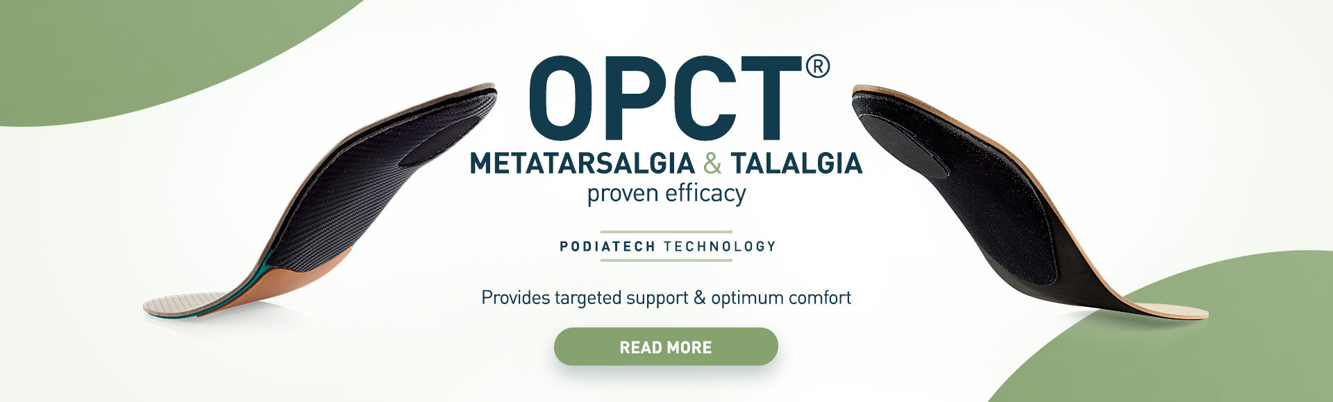 Our OPCT® Metatarsalgia and Talalgia: proven efficacy